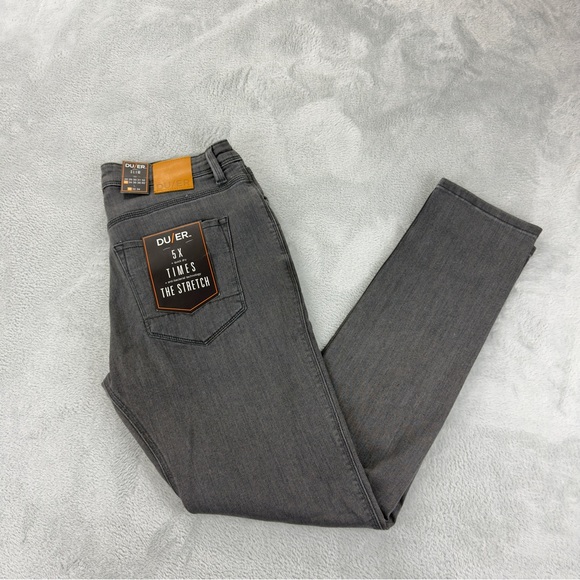 DU/ER NWT Men's Sz 33 W x 30 L L2X Slim Fit Performance Denim MFLS2607 Style